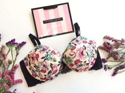 Imagen de Victoria's Secret  Bra Very Sexy Push-Up Cremita Floreado y Encaje